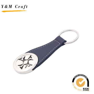 Hot Sale Leather Metal Keyring for Gift